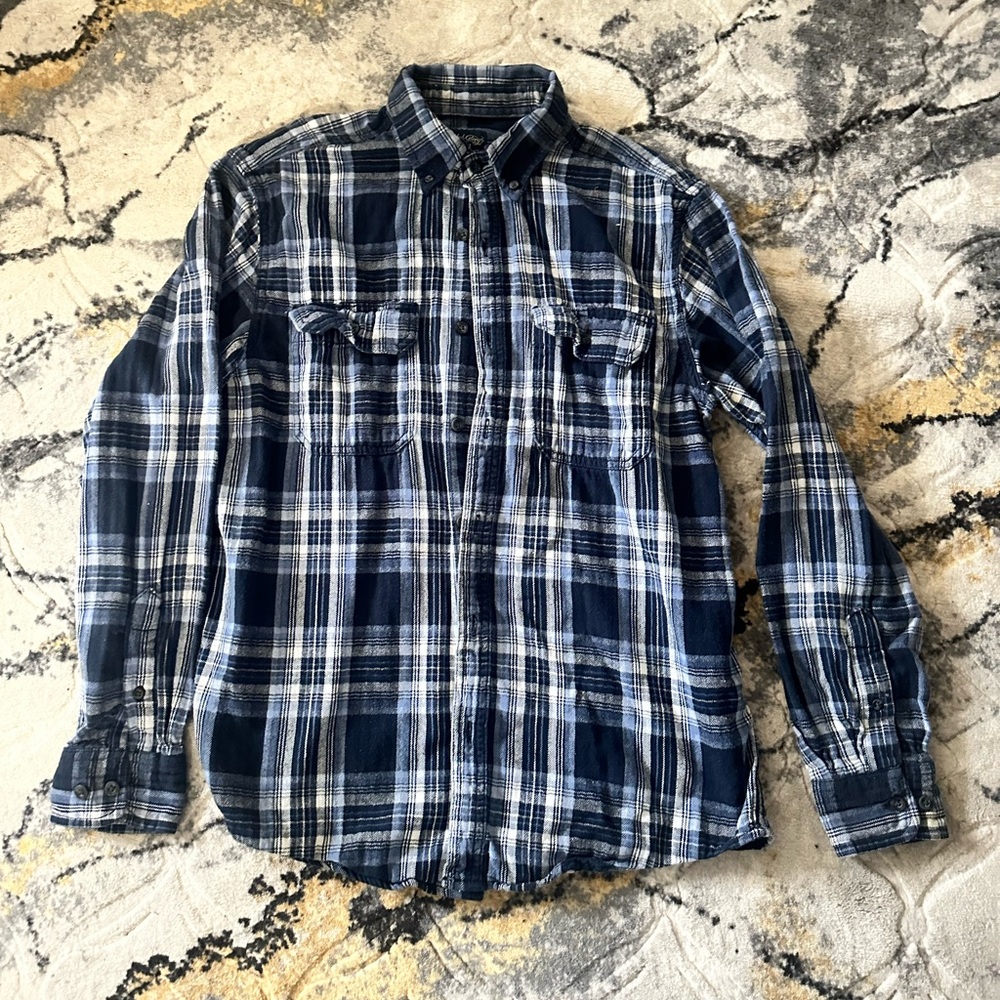 Faded Glory Navy Flannel